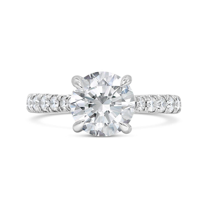 Diamond Engagement Ring - N0064SMB - The Diamond Guys