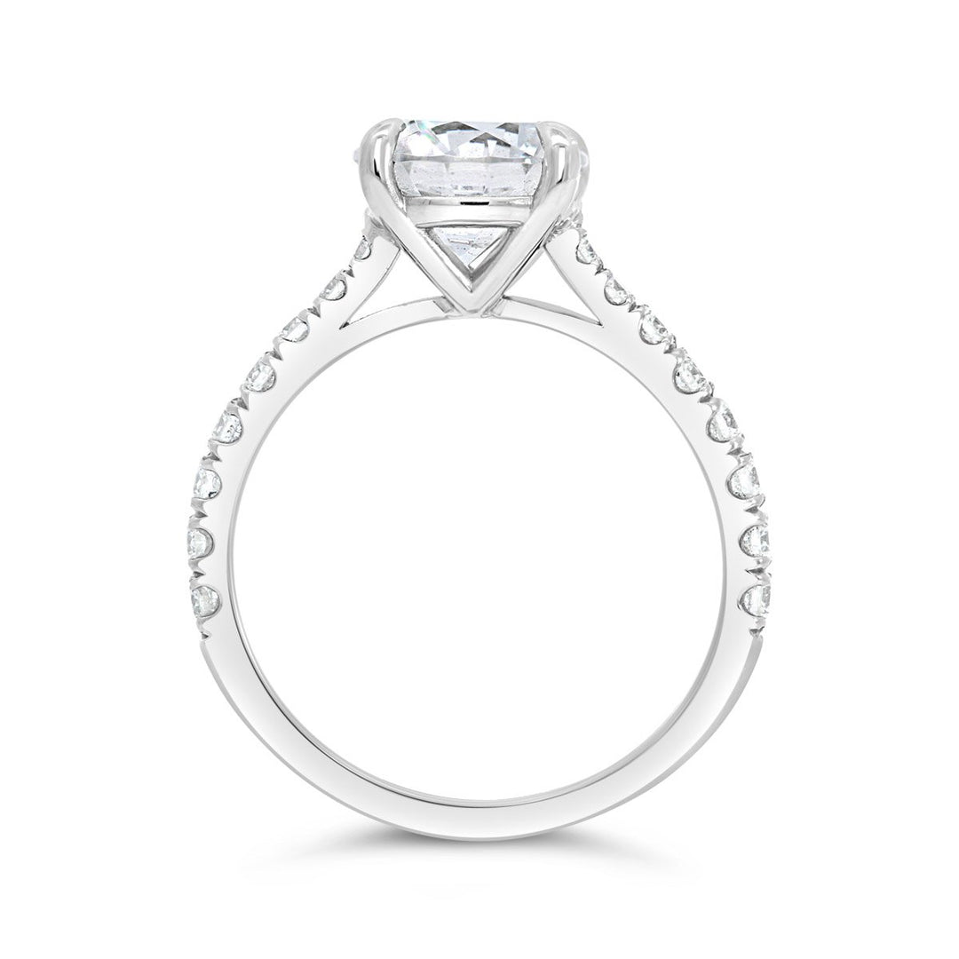 Diamond Engagement Ring - N0064SMB - The Diamond Guys