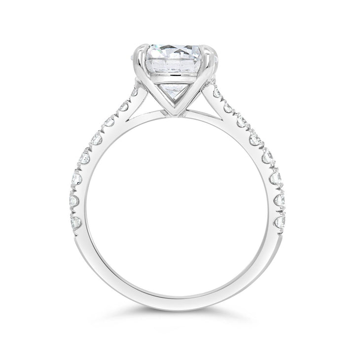 Diamond Engagement Ring - N0064SMB - The Diamond Guys