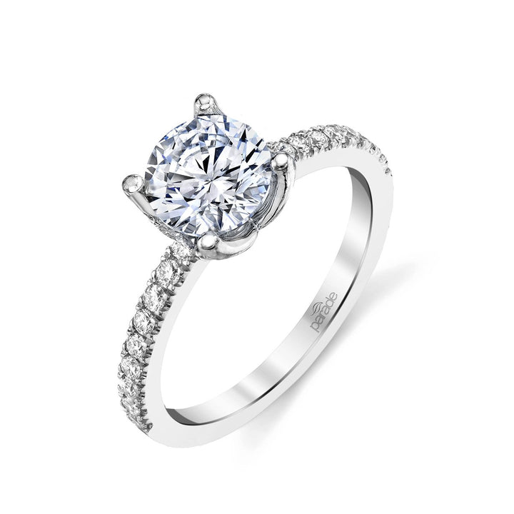 Parade Design Hidden Halo Engagement Ring - The Diamond Guys