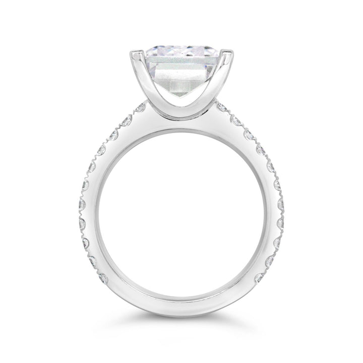 Double Split Band Diamond Engagement Ring - YJC3541R