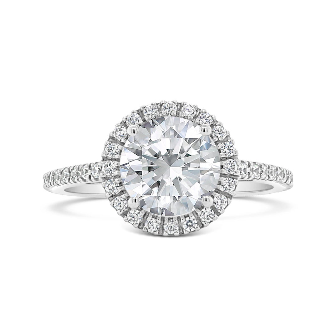 Halo Diamond Engagement Ring - 42907