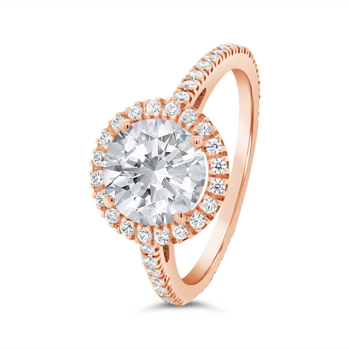 Halo Diamond Engagement Ring - 42907