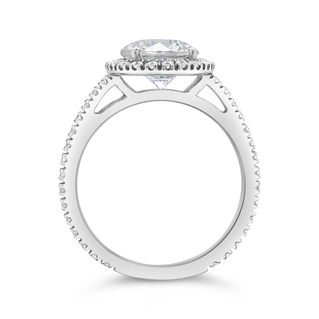 Halo Diamond Engagement Ring - 42907