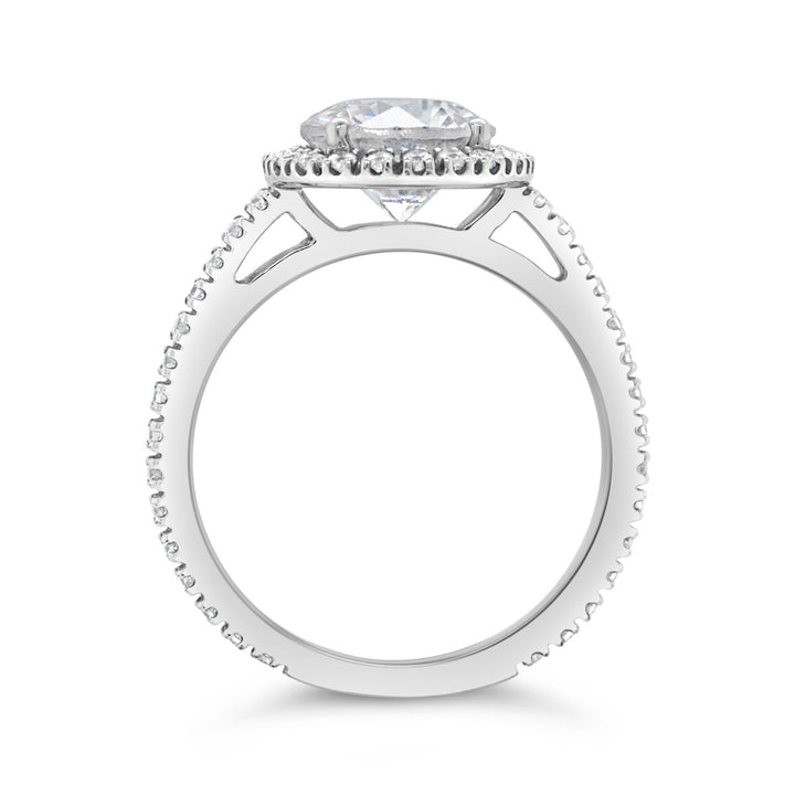 Halo Diamond Engagement Ring - 42907