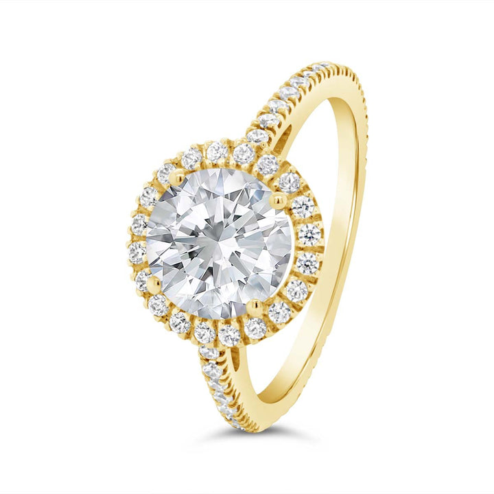 Halo Diamond Engagement Ring - 42907