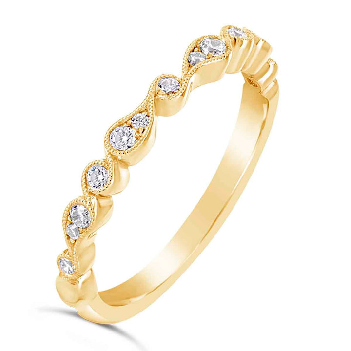 Vintage Inspired Diamond Band - YJA8159R