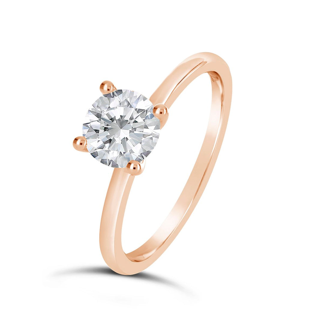 Classic Diamond Solitaire Engagement Ring