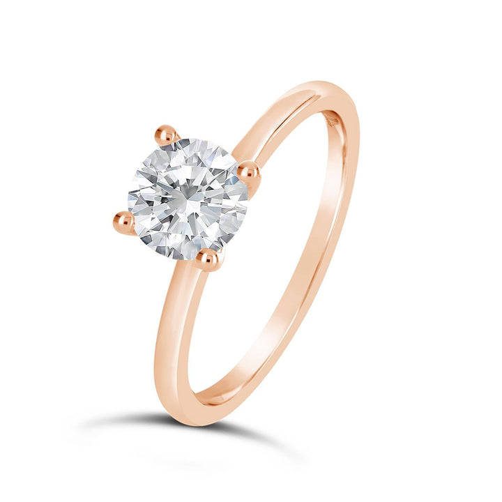 Classic Diamond Solitaire Engagement Ring