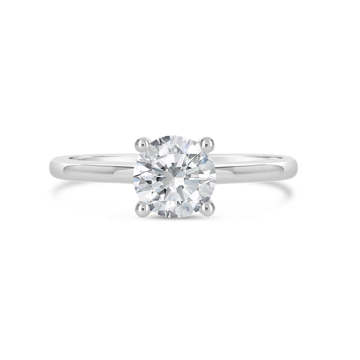 Classic Diamond Solitaire Engagement Ring