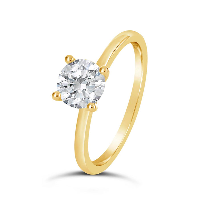 Classic Diamond Solitaire Engagement Ring
