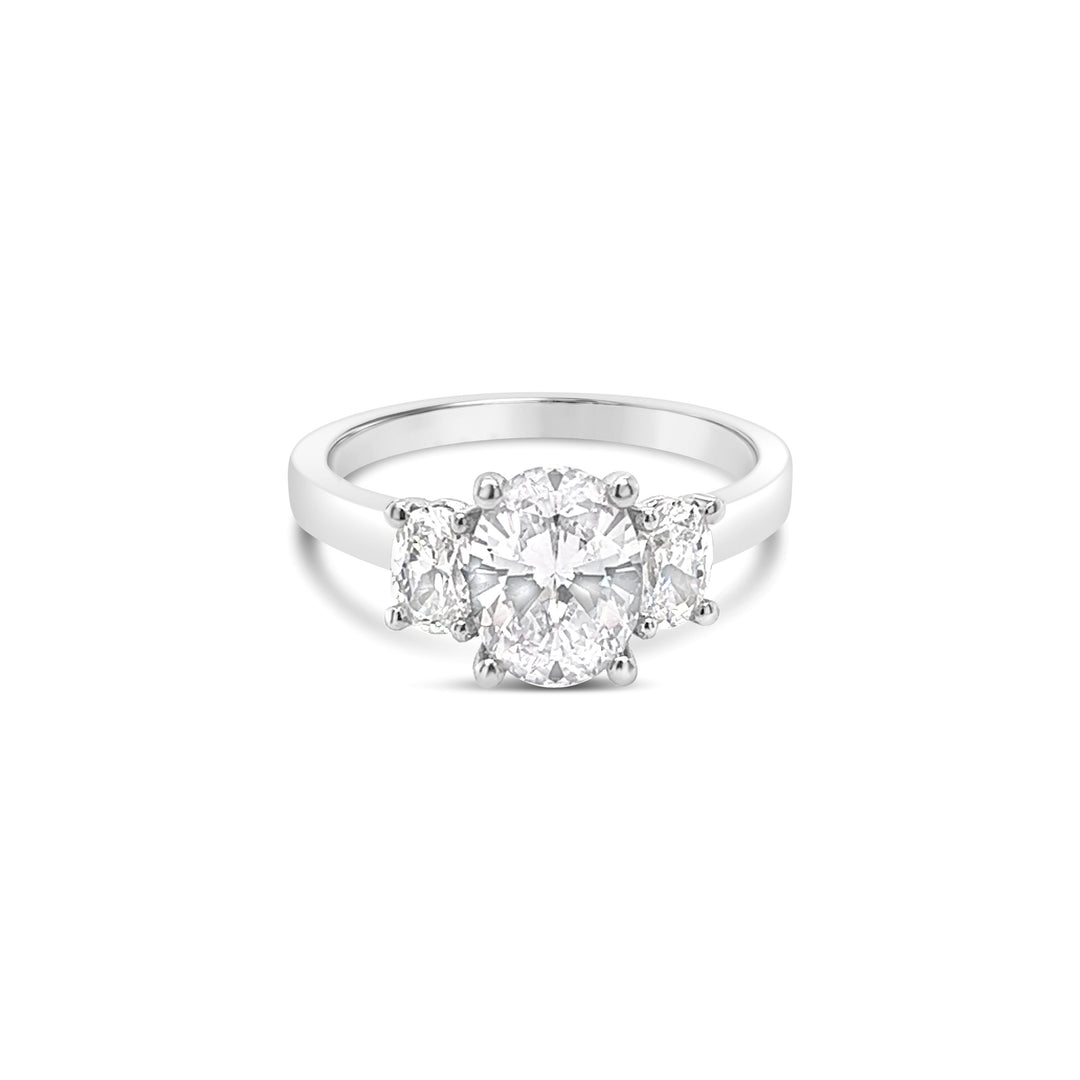 Three Stone Diamond Engagement Ring - The Diamond Guys