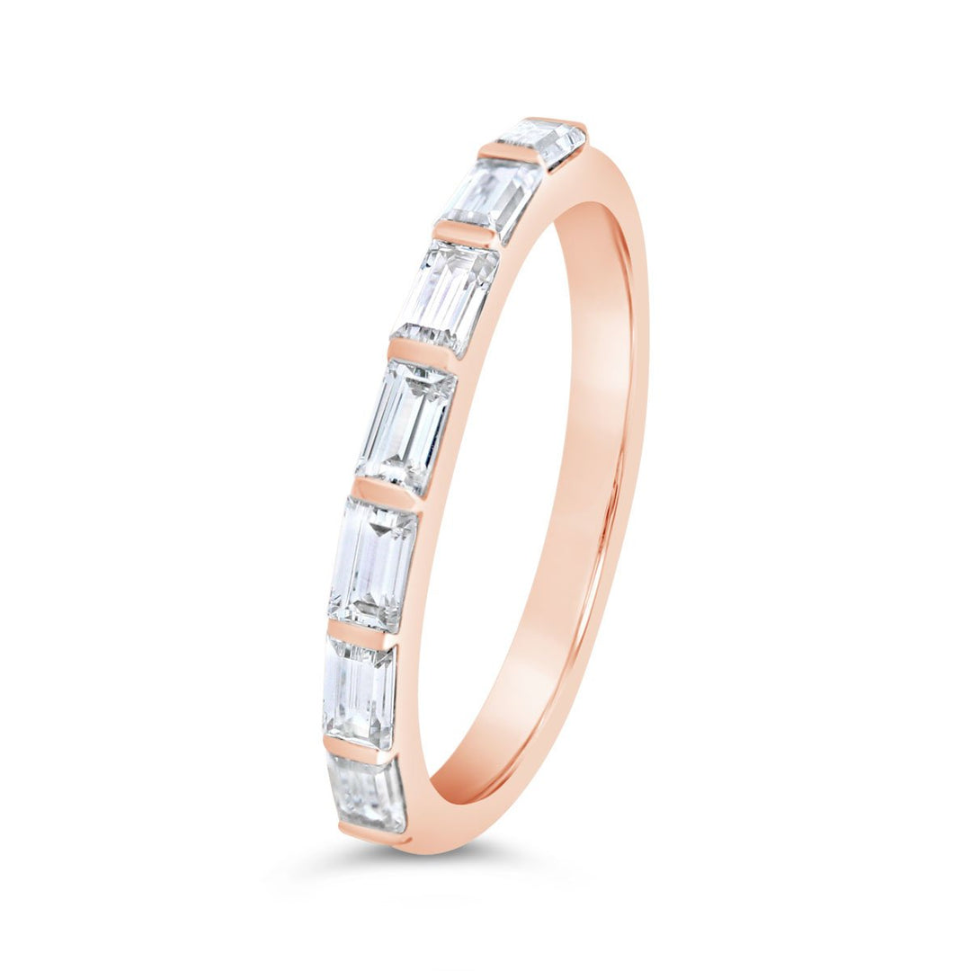 1/2 Way East to West Tension set  Baguette Band - The Diamond Guys