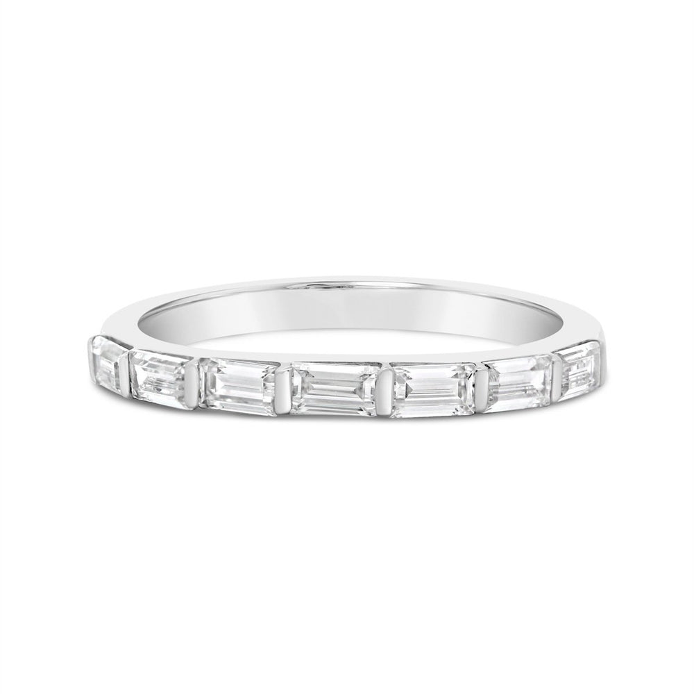 1/2 Way East to West Tension set  Baguette Band - The Diamond Guys