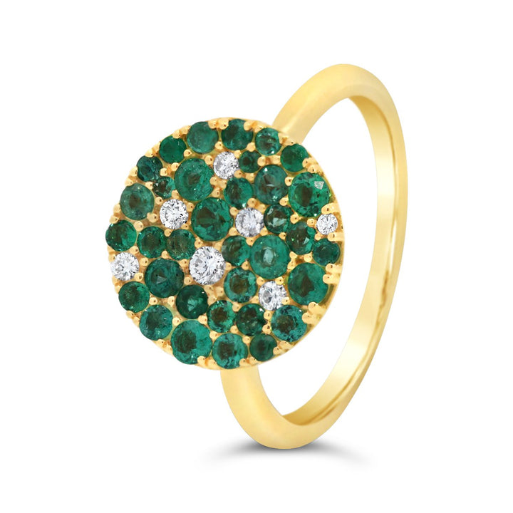Emerald & Diamond Fashion Ring - AR1908