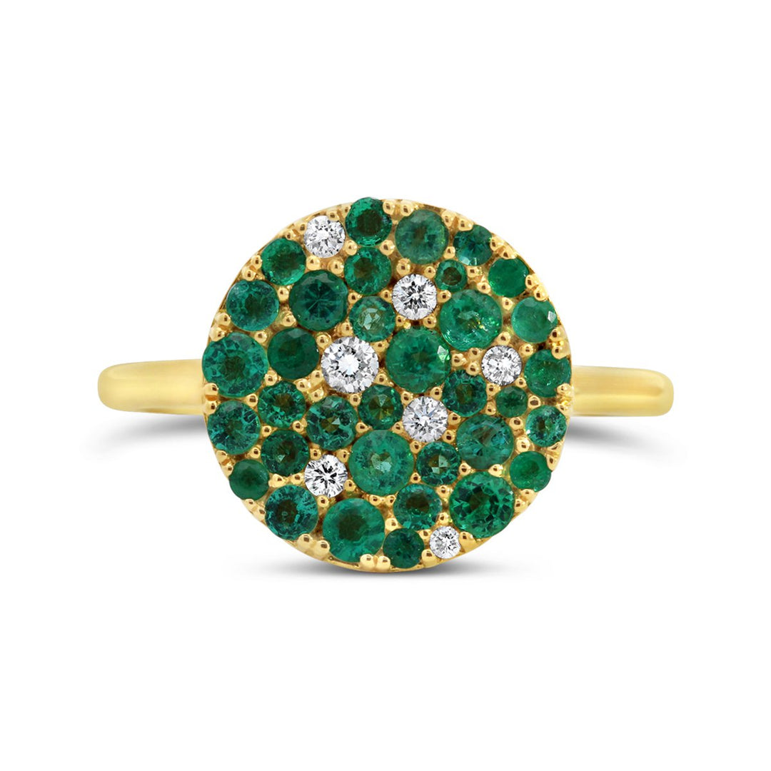 Emerald & Diamond Fashion Ring - AR1908