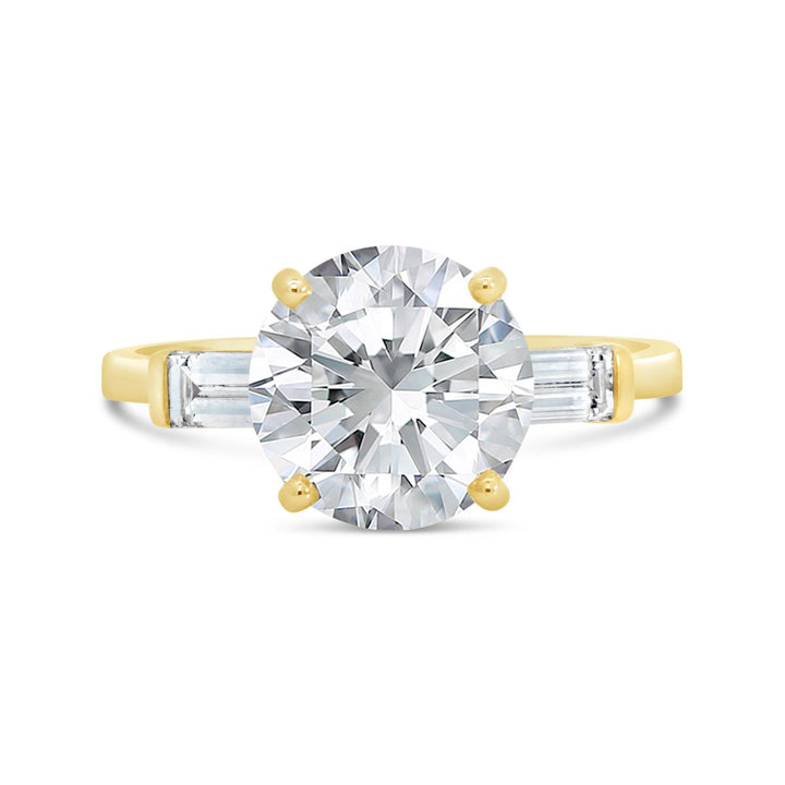 Lab Grown Diamond Three Stone Engagement Ring - 251065RY - The Diamond Guys