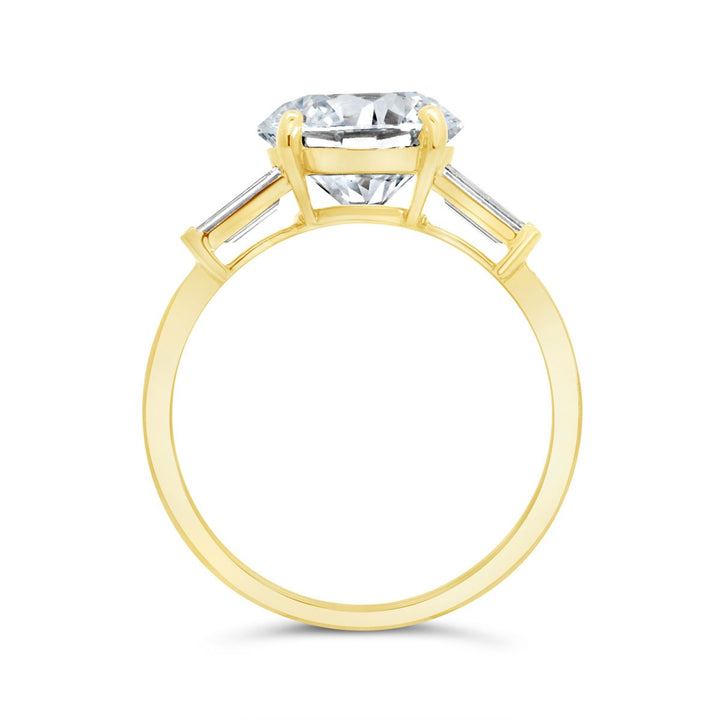 Lab Grown Diamond Three Stone Engagement Ring - 251065RY - The Diamond Guys