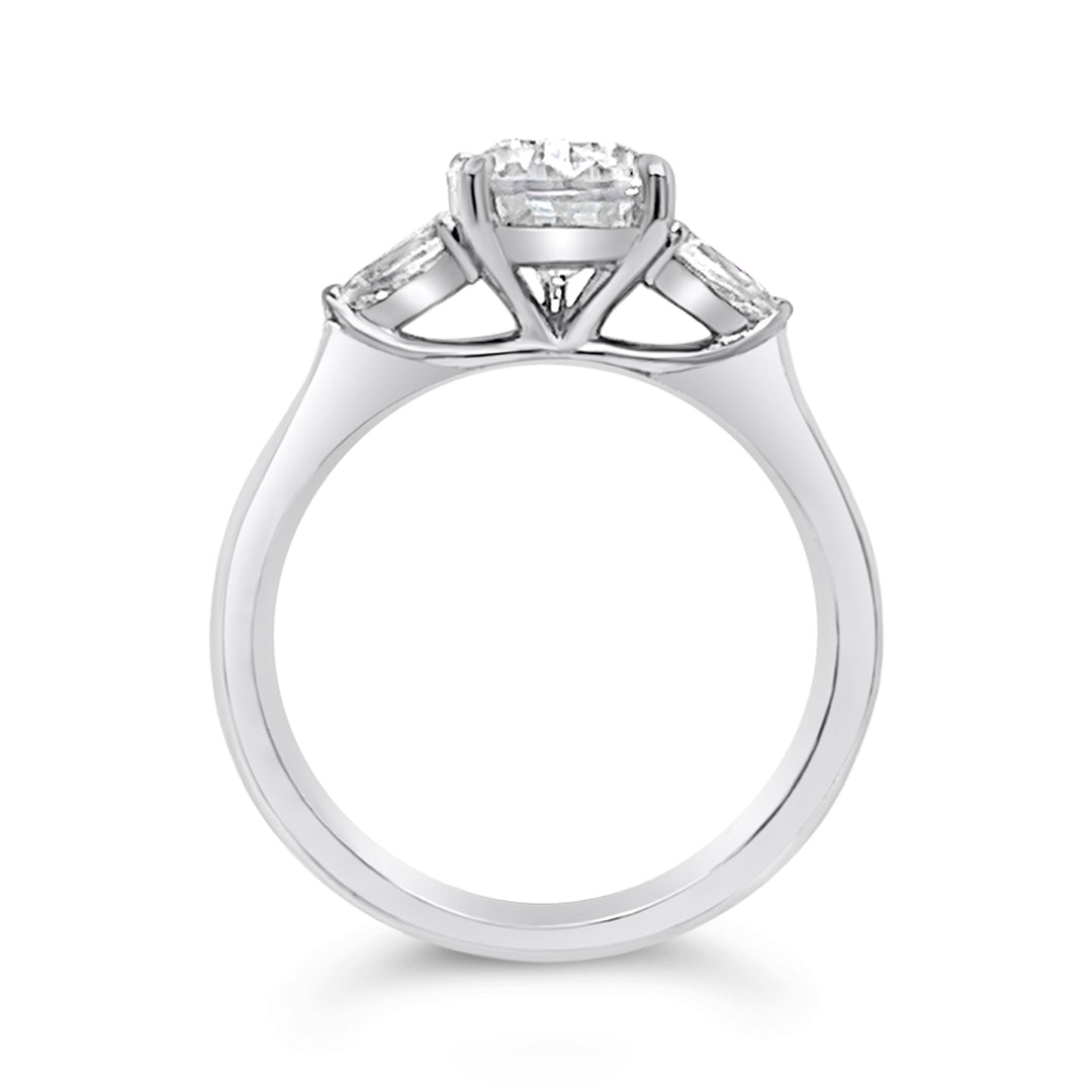 Three Stone Diamond Engagement Ring