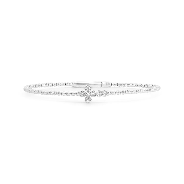 Beads Diamond Cross Bangle - BG358