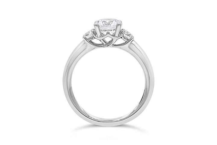 Three Stone Diamond Engagement Ring - The Diamond Guys