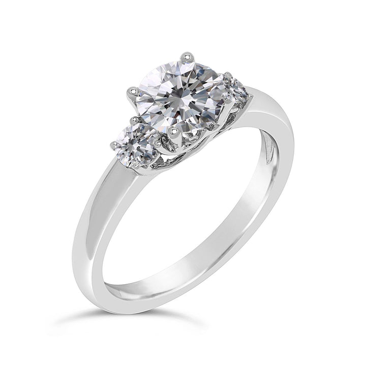 Three Stone Diamond Engagement Ring - The Diamond Guys