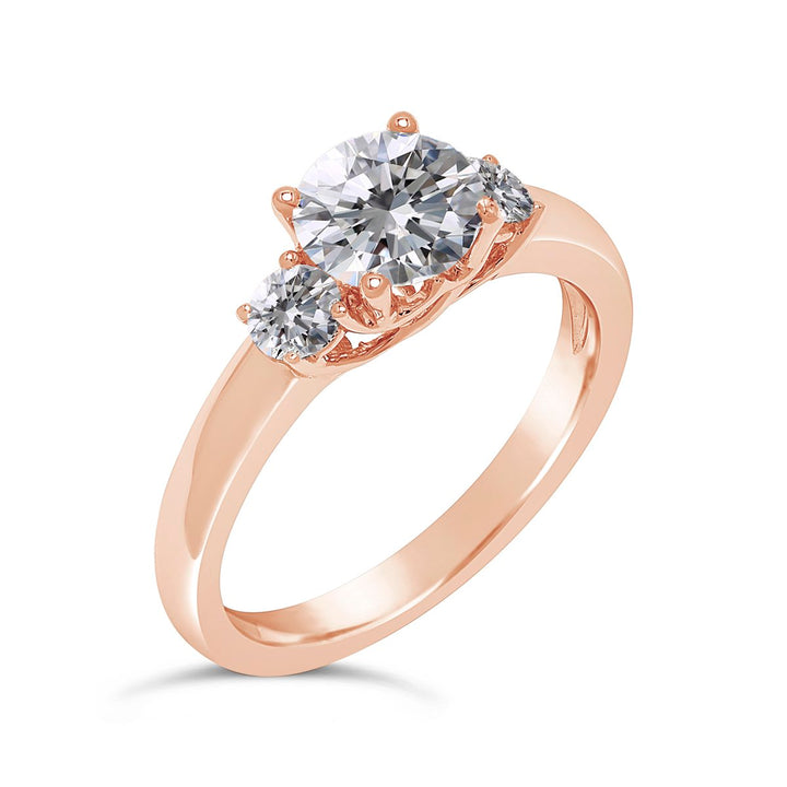 Three Stone Diamond Engagement Ring - The Diamond Guys