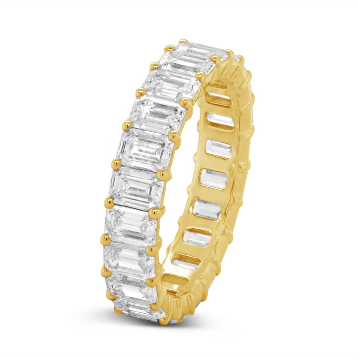 Emerald Cut Lab Grown Diamond Eternity Band - EB737