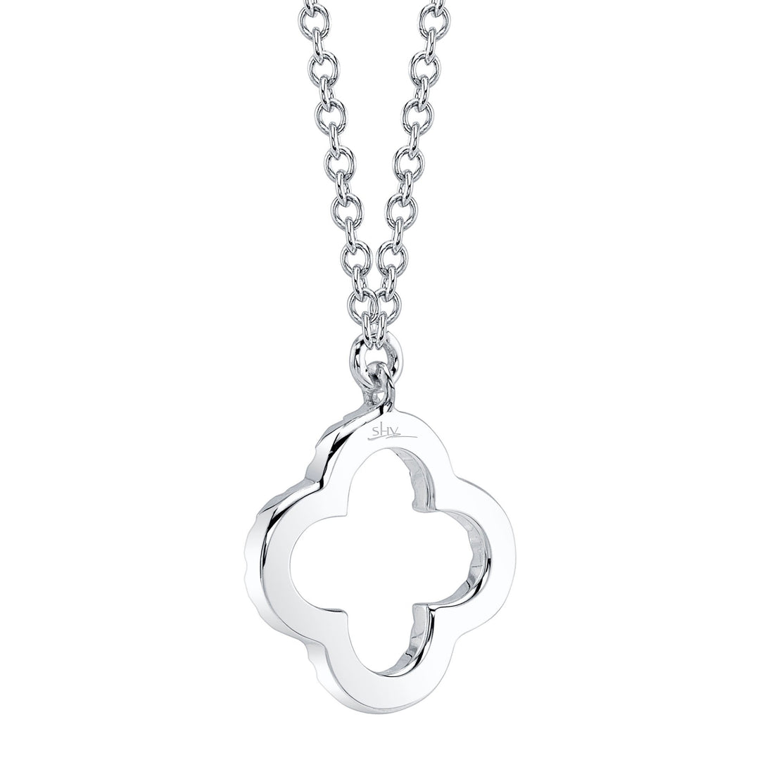 Shy Creation Diamond Clover Necklace - The Diamond Guys