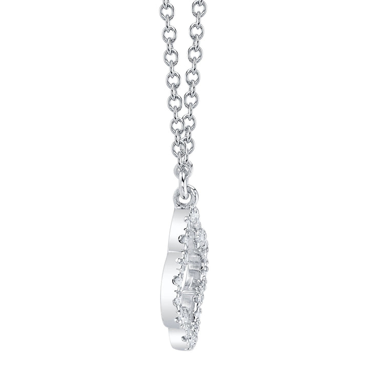 Shy Creation Diamond Clover Necklace - The Diamond Guys