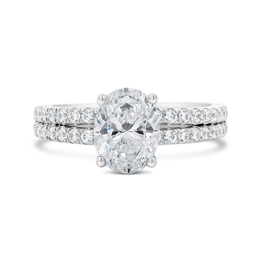Split Shank Diamond Engagement Ring - YJC6007R