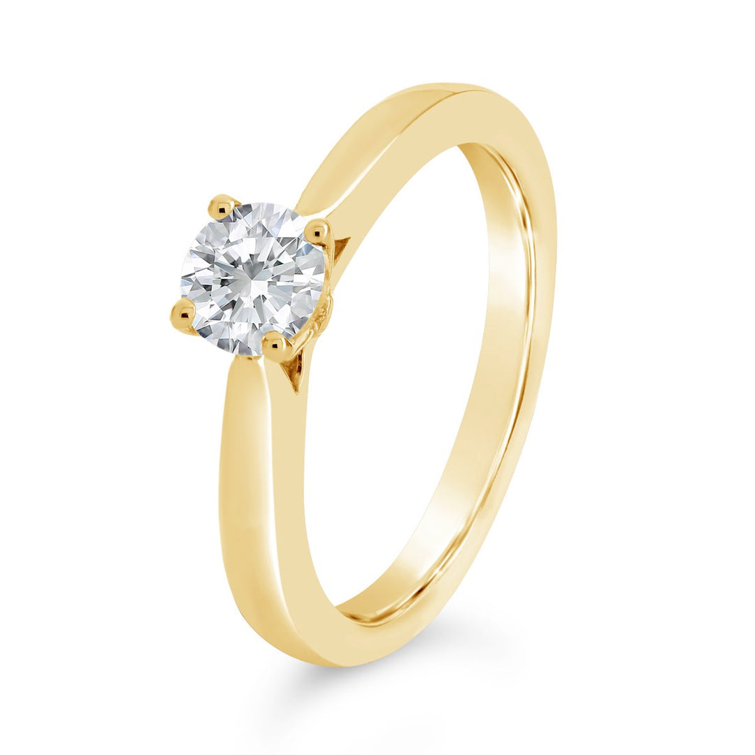Classic Solitaire Engagement Ring - The Diamond Guys