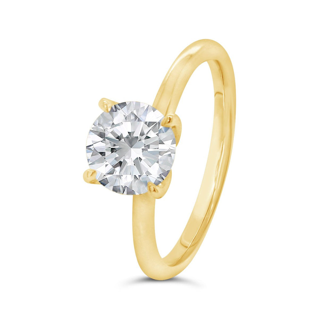Solitaire Diamond Engagement Ring - YJC3436R - The Diamond Guys