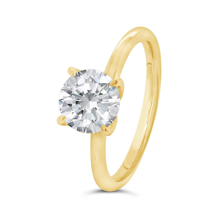 Solitaire Diamond Engagement Ring - YJC3436R - The Diamond Guys