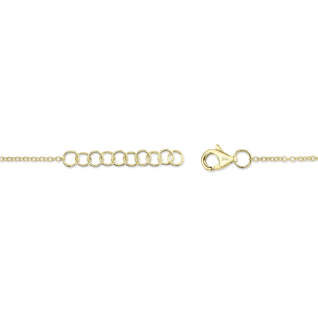 Shy Creation Diamond Love Knot Circle Bracelet - The Diamond Guys