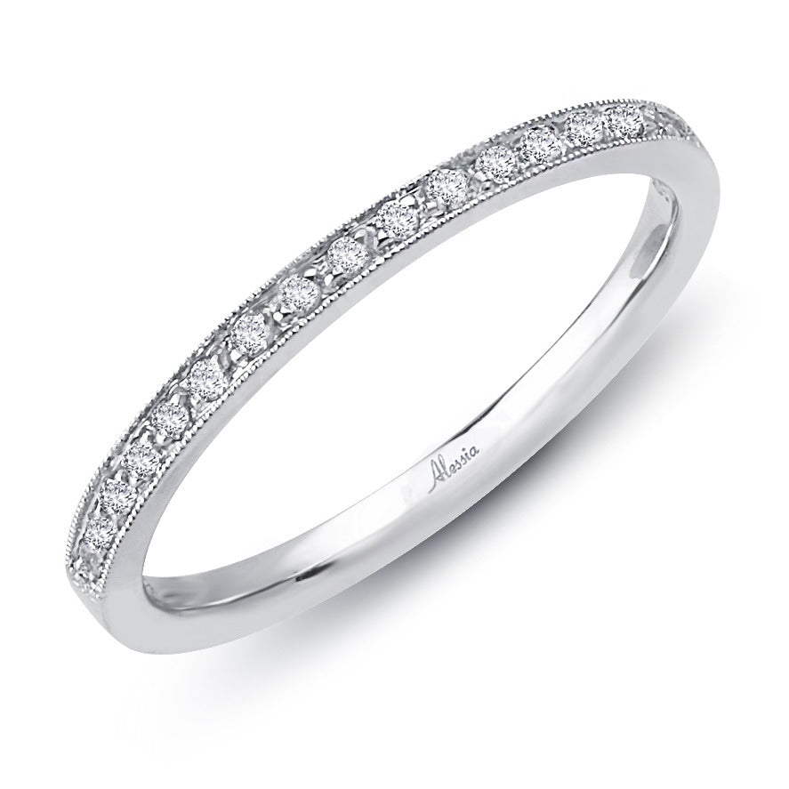 Vintage Inspired Diamond Band - ACE018 - The Diamond Guys