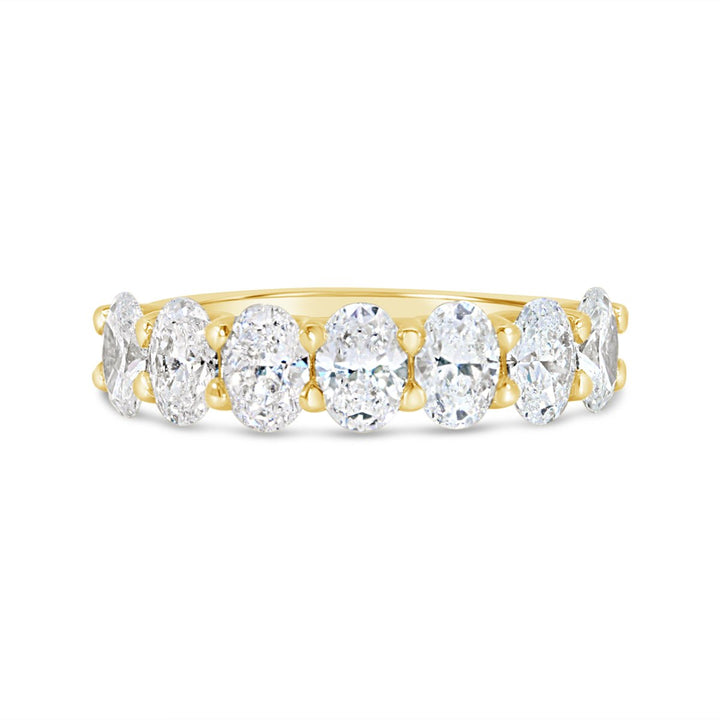 Oval Cut Lab Grown Diamond Band - 2.20 ct. total weight