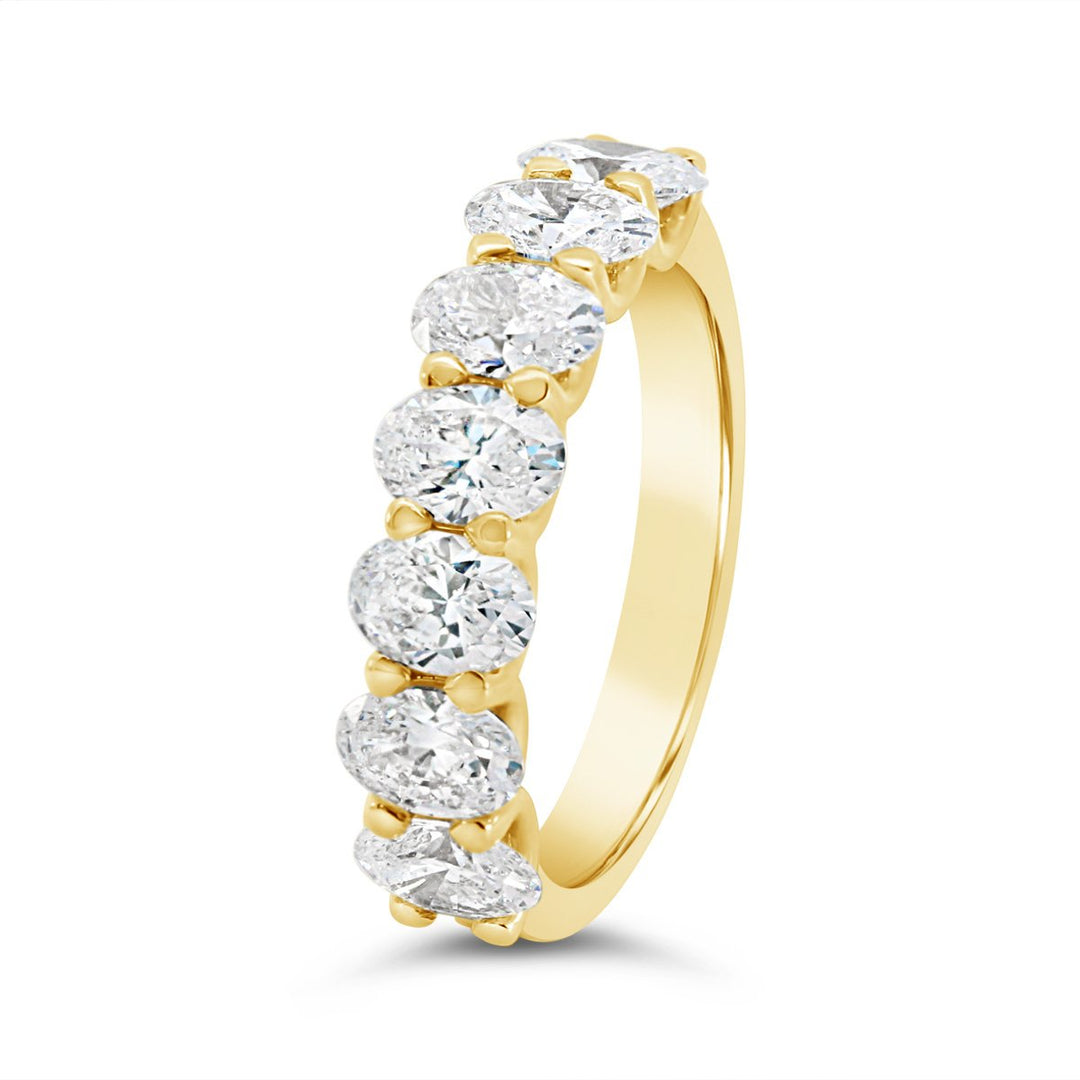 Oval Cut Lab Grown Diamond Band - 2.20 ct. total weight