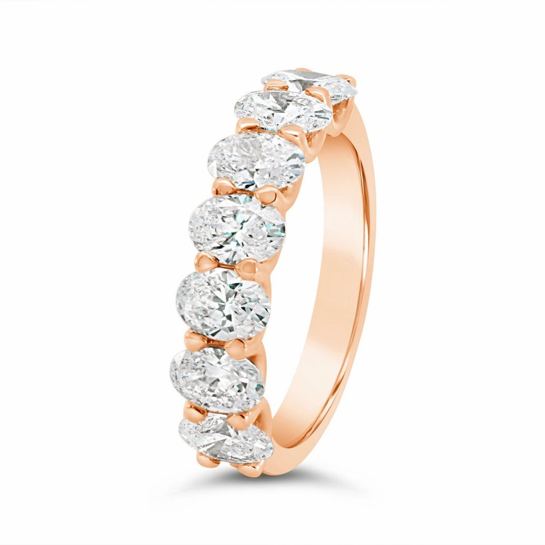 Oval Cut Lab Grown Diamond Band - 2.20 ct. total weight