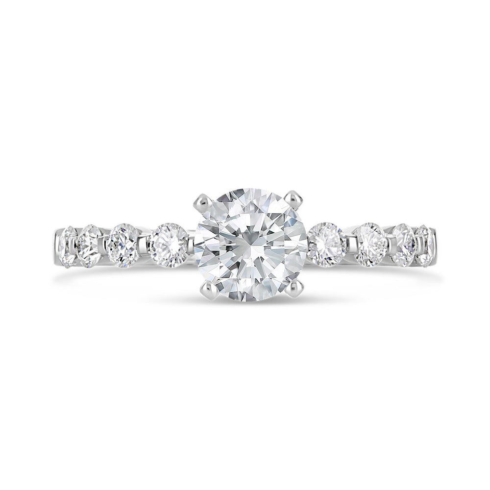 Modern Diamond Engagement Ring - The Diamond Guys