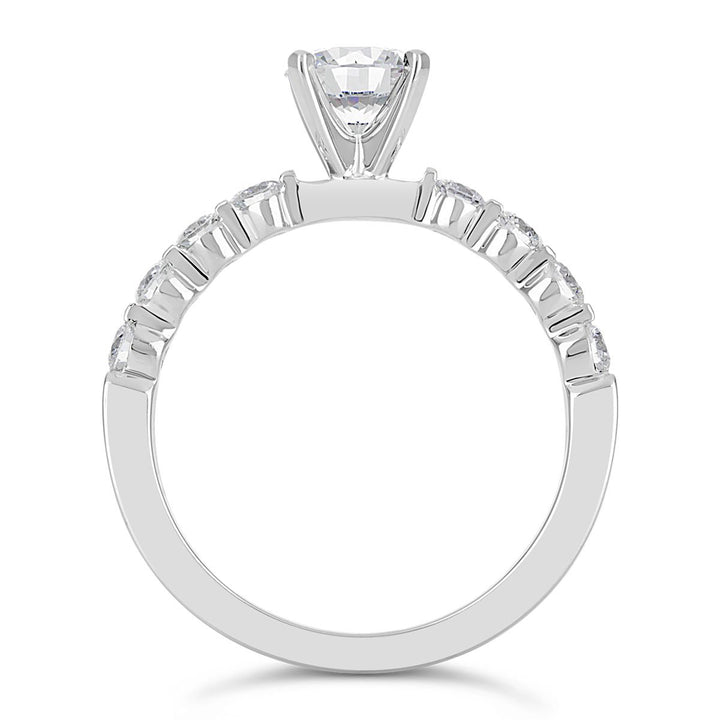 Modern Diamond Engagement Ring - The Diamond Guys