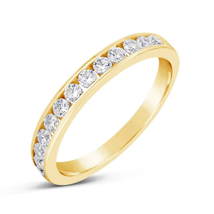 Channel Set Diamond Band - YJB0490R