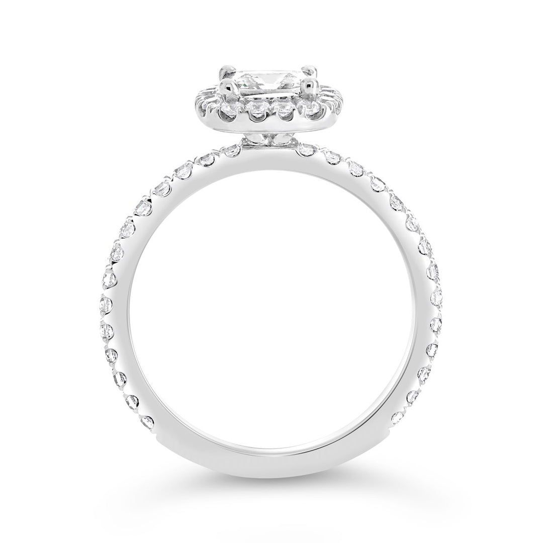 Diamond Halo Engagement Ring - The Diamond Guys