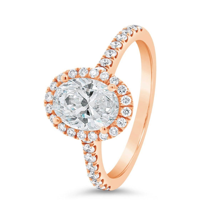 Halo Diamond Engagement Ring - YJC0506R