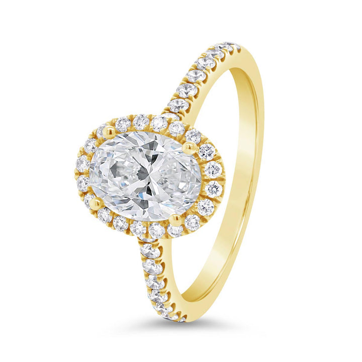 Halo Diamond Engagement Ring - YJC0506R