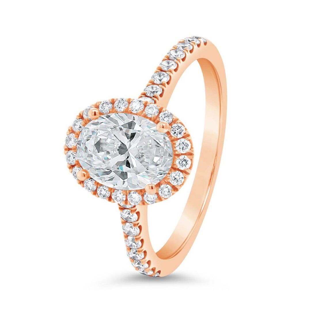 Halo Diamond Engagement Ring - YJC0506R
