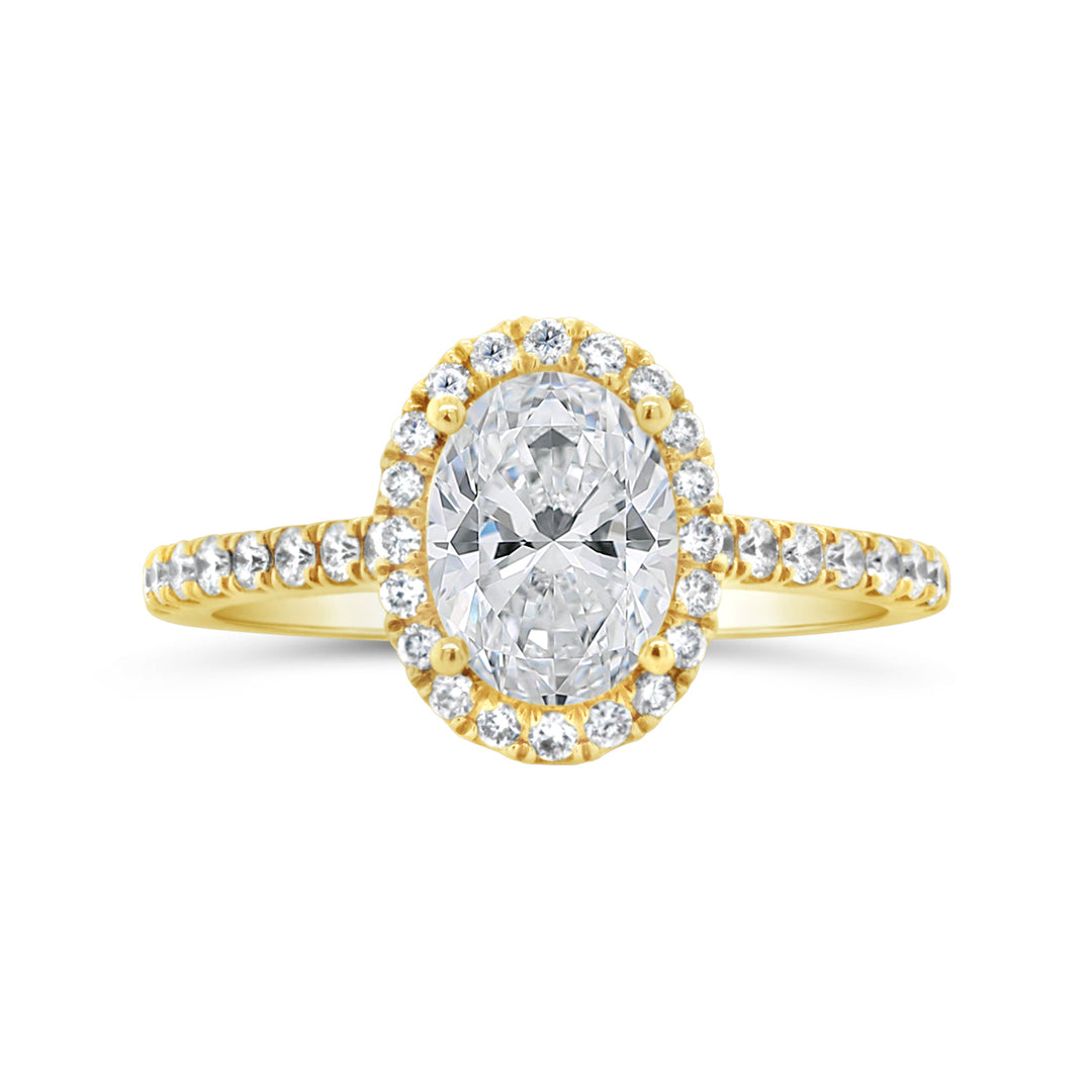 Halo Diamond Engagement Ring - YJC0506R