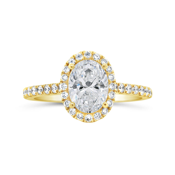 Halo Diamond Engagement Ring - YJC0506R