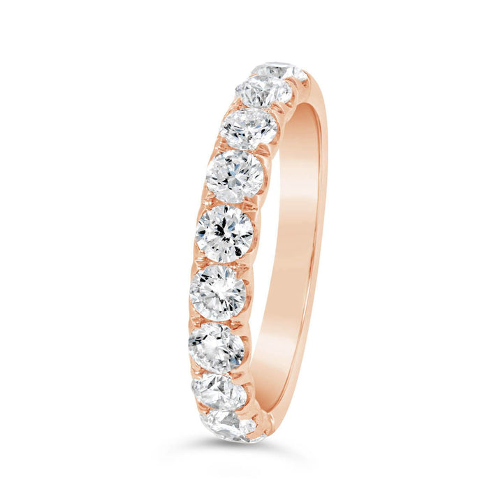 Half Way Set Diamond Band - AR0122 - The Diamond Guys