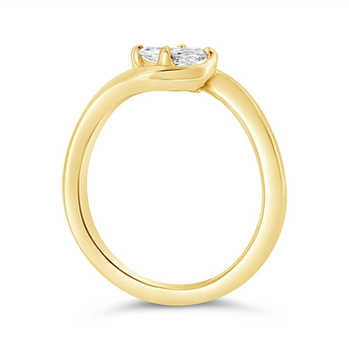 Lab Grown Diamond Solitaire Ring - 72042-MRQ